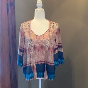 Tie-dye blouse